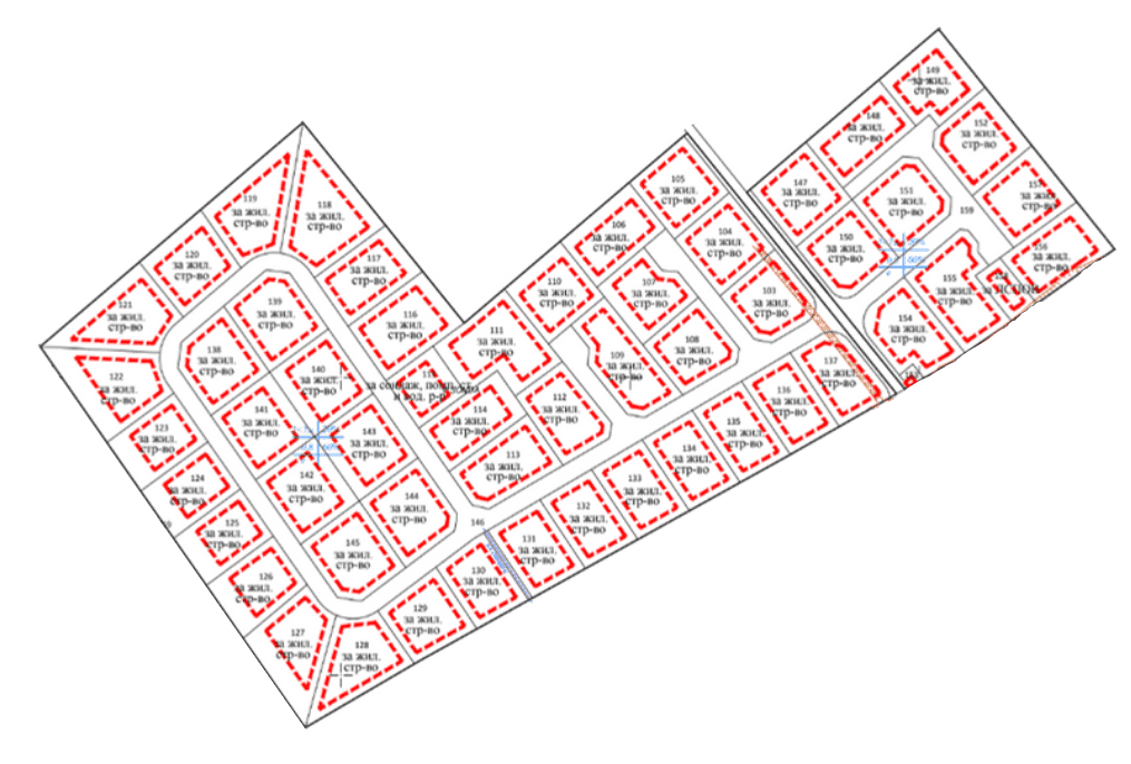 Проект 2022: Схема на парцелите